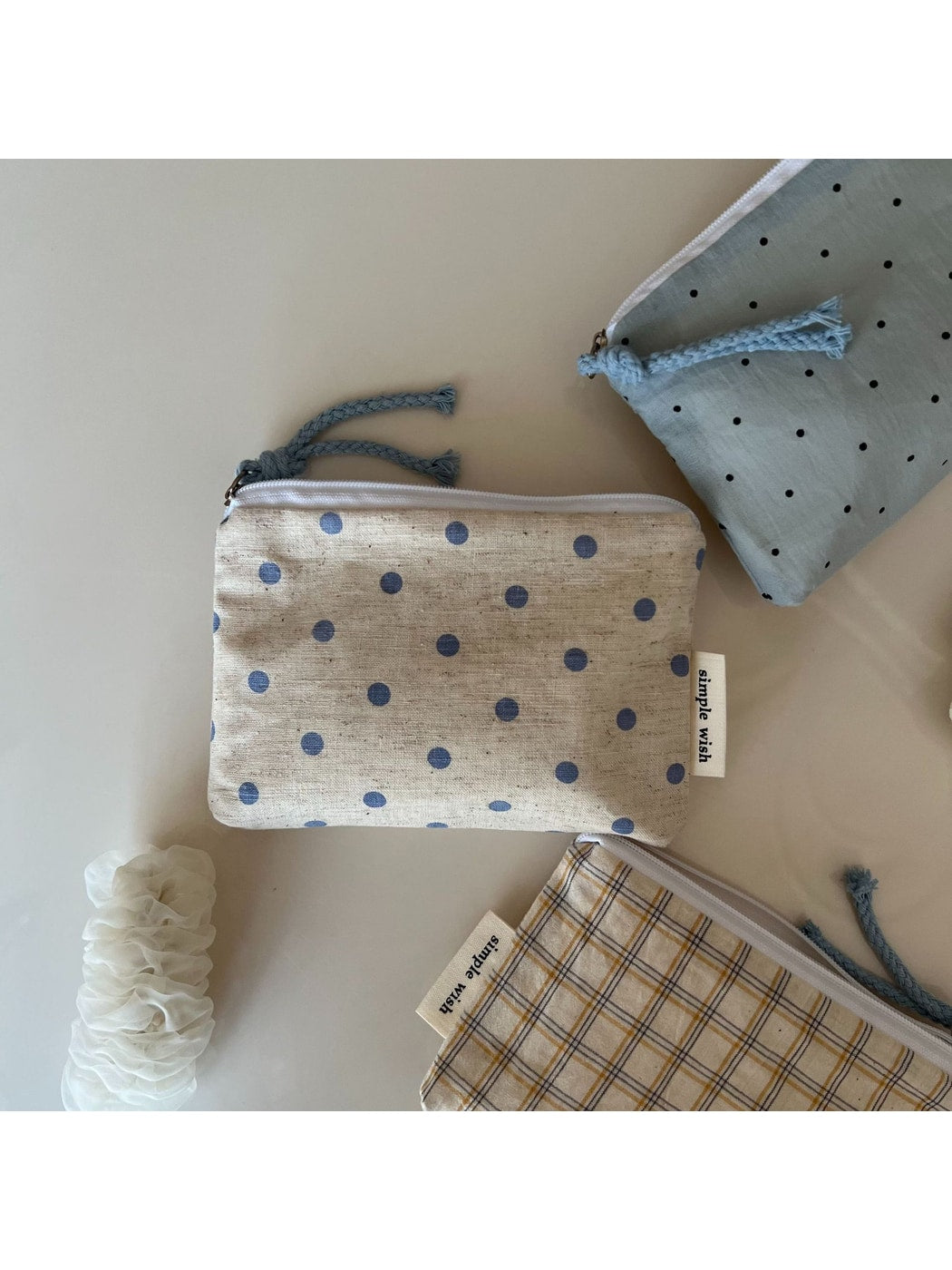 Cosbai - Classic Patterned Zipper Coin Purse