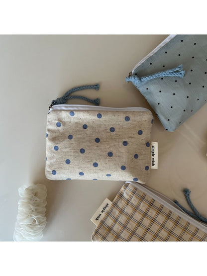 Cosbai - Classic Patterned Zipper Coin Purse