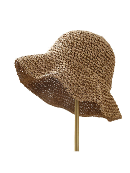 Haila classic crochet bucket hat worn on a mannequin head