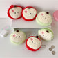 Cosbai - Cartoon Apple Plush Charm Coin Purse Bag