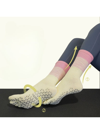 Rufia – Gradient Five-Toe Grip Yoga Socks