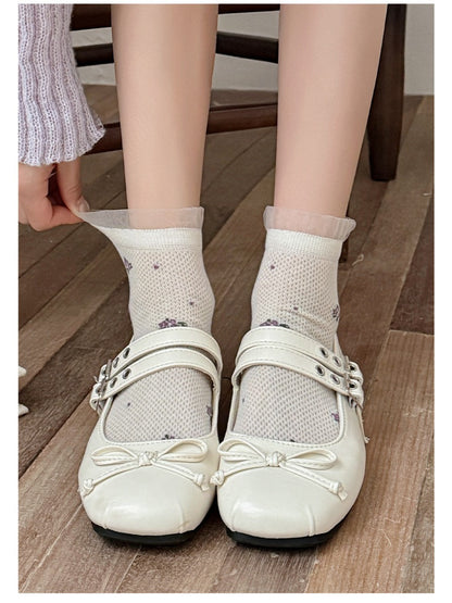 Rufia - Soft Pastel Mixed Knit Ankle Socks product image 8