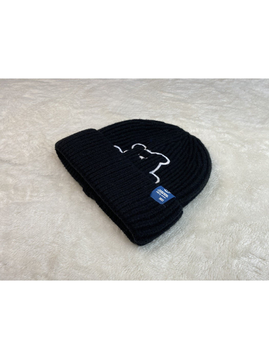 Haila - Winter Bear Embroidery Knitted Beanie
