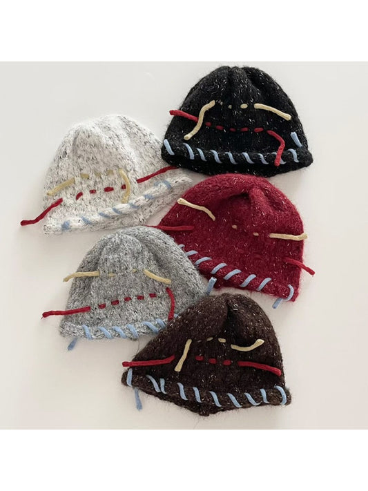 Haila - Playful Stitch Accent Winter Hat
