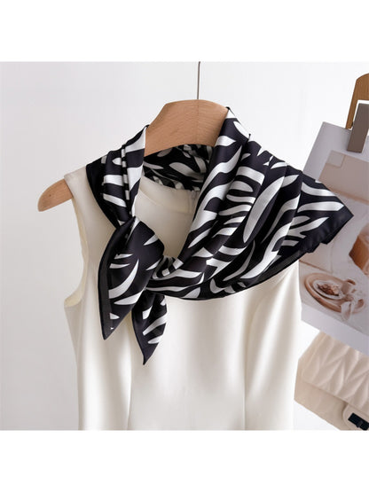 Scarvii - Zebra Print Square Scarf