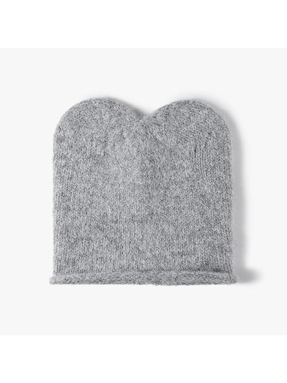 Haila - Simple Cat Ear No-Brim Women's Beanie