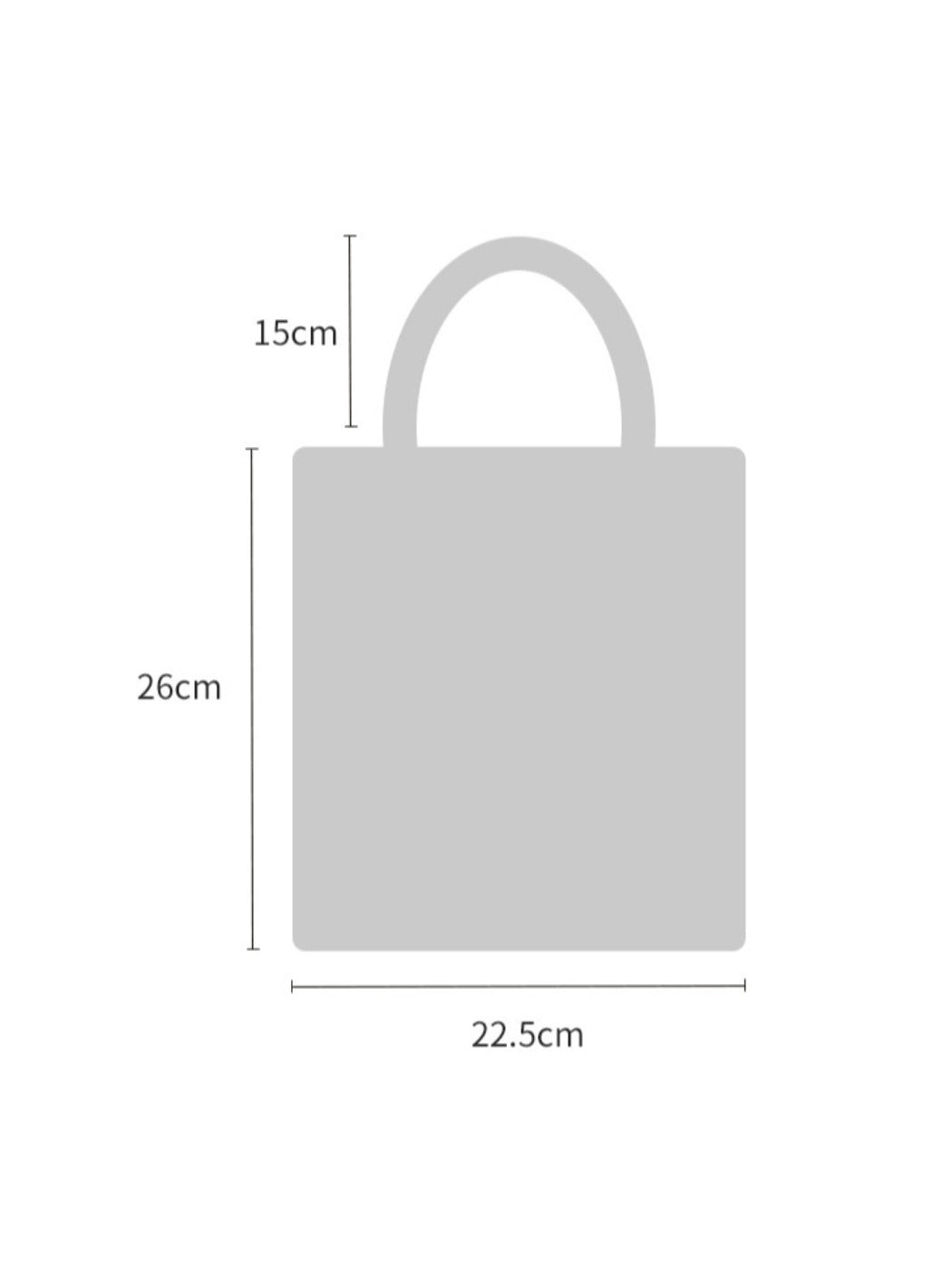 Cosbai - Black & White Large Capacity Tote Bag - Bold & Spacious