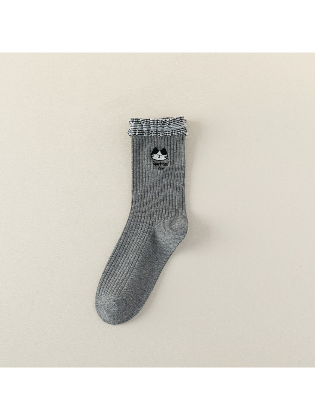 Rufia - Frill Cuff Cat Crew Socks product image 8