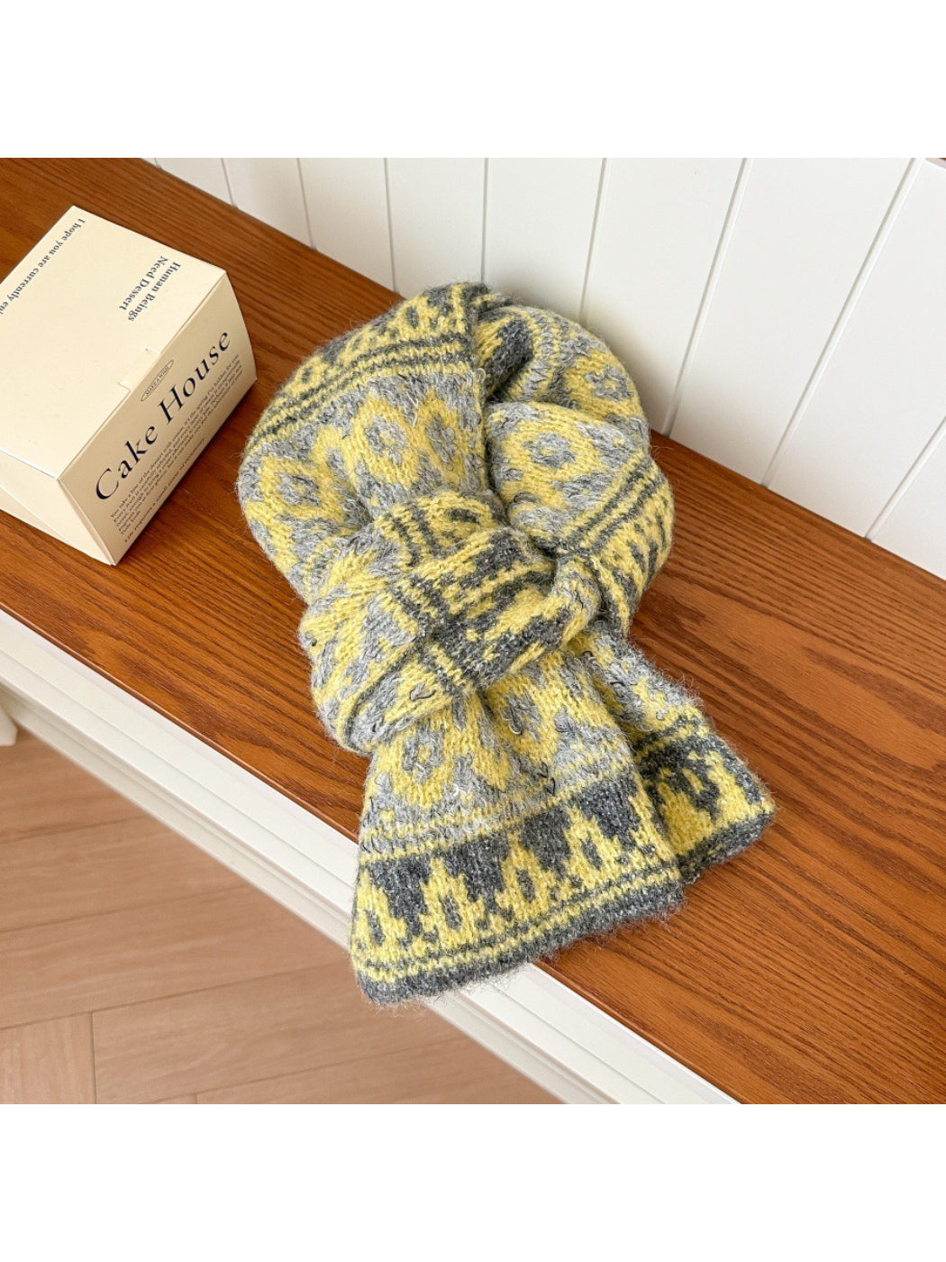Scarvii – Vintage Fair Isle Knit Scarf
