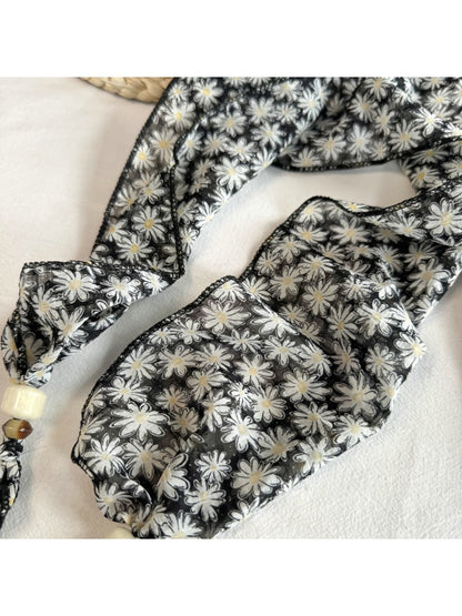 Scarvii - Romantic Ditsy Floral Print Scarf
