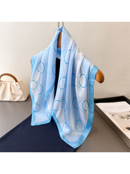 Scarvii - Bubble Ring Pattern Square Scarf