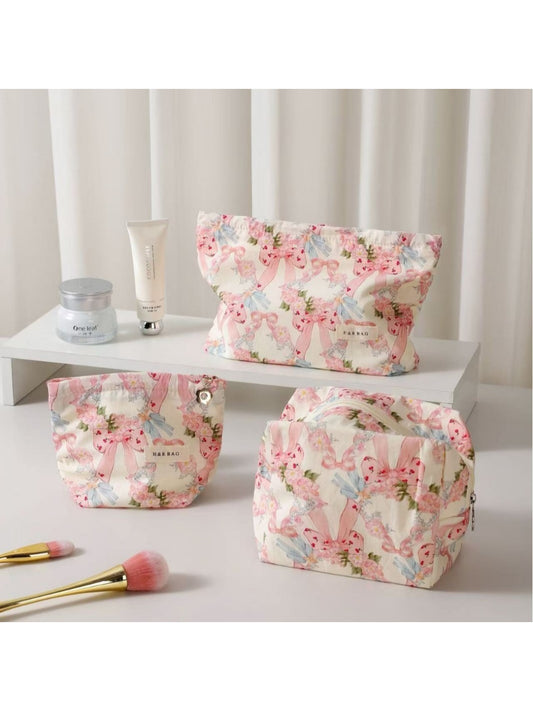 Cosbai - Bow Wreath Cosmetic Bag - image 1