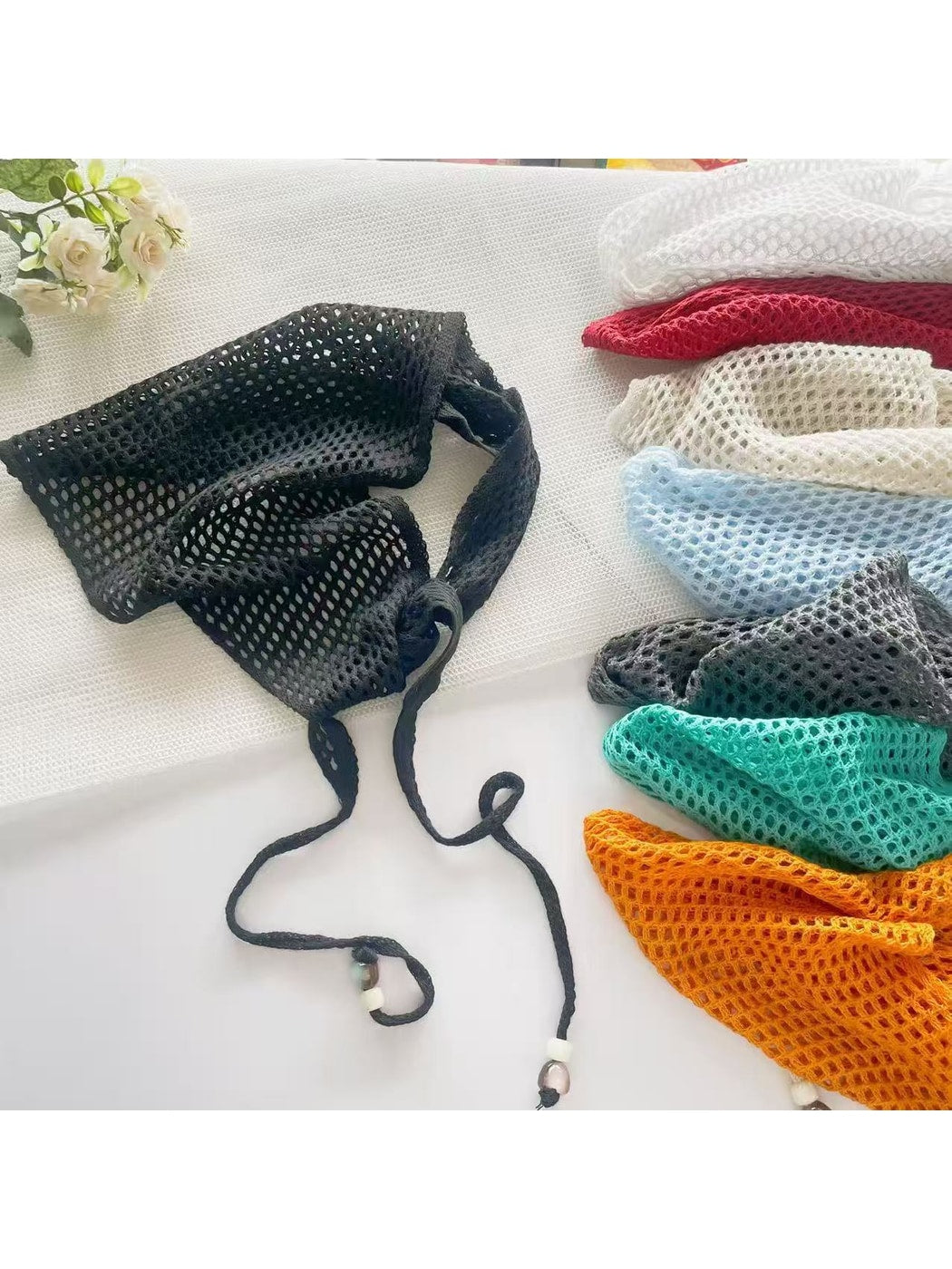 Scarvii - Hollow Out Mesh Triangle Headband