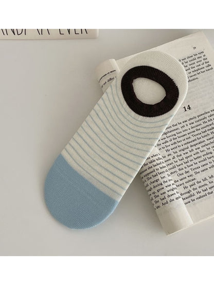Rufia - Striped Low Cut Women's No Show Socks