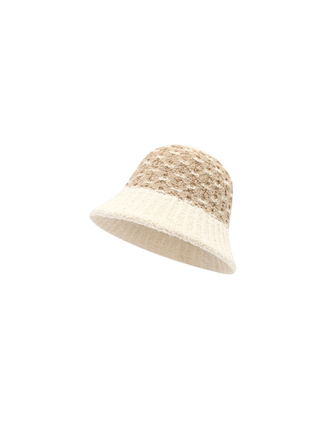 Haila - Color Block Knitted Bucket Hat