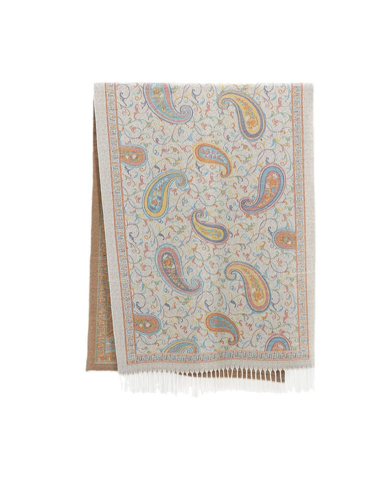Scarvii - Winter Paisley Print Scarf Wrap - Versatile & Stylish