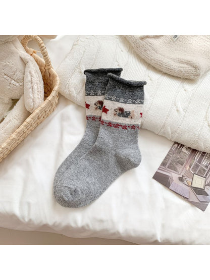 Rufia – Cozy Animal Pattern Socks
