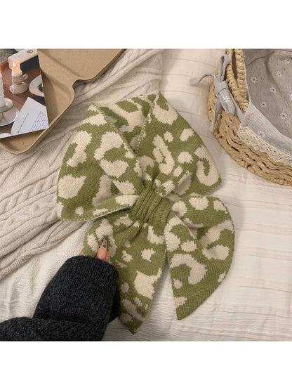 Scarvii - Cozy Bow Knot Knit Scarf