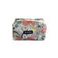 Cosbai Floral Bunny Makeup Pouch standing upright highlighting the bunny and floral artwork