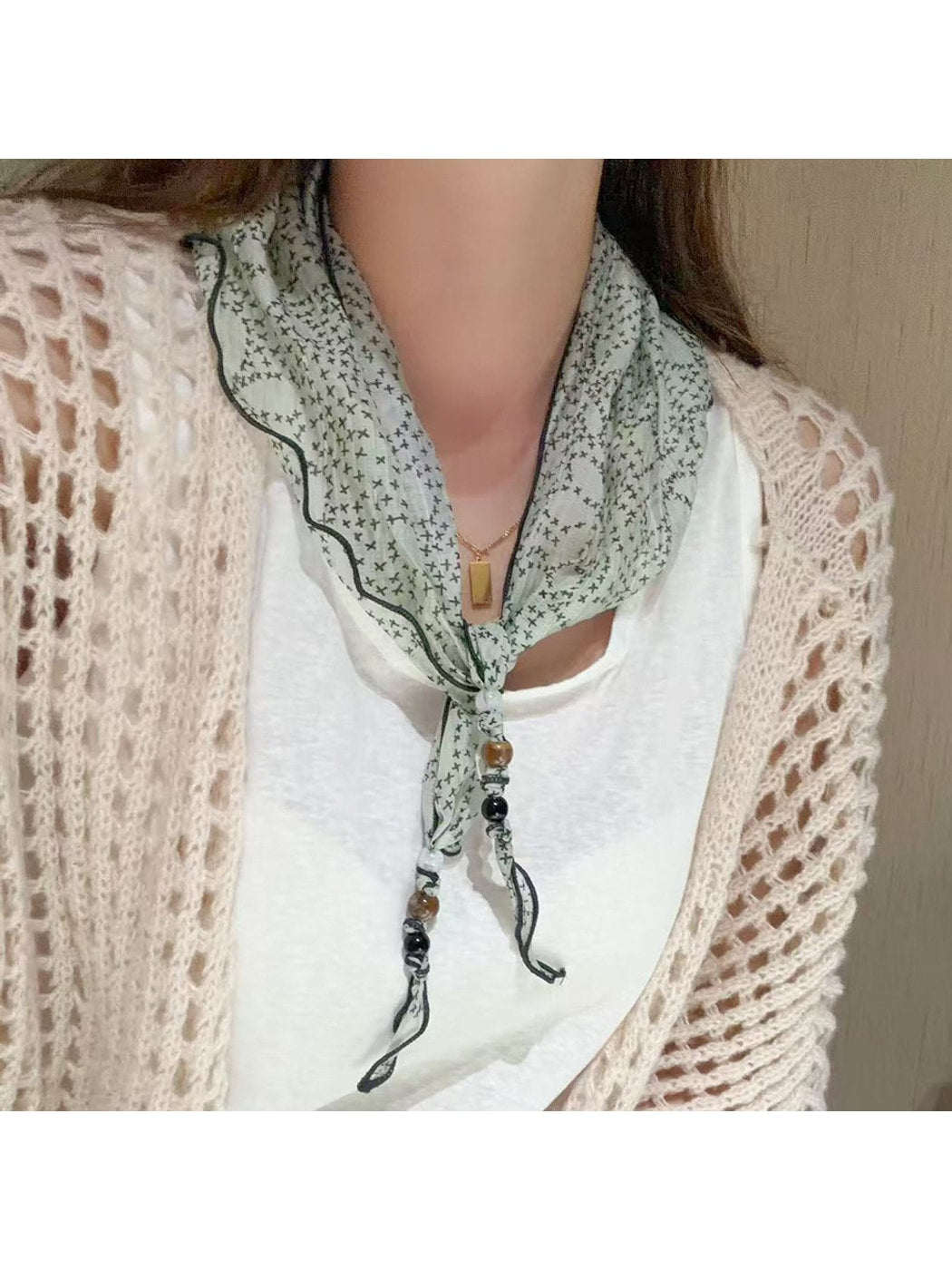 Scarvii - Elegant Lightweight Neck Accent Scarf