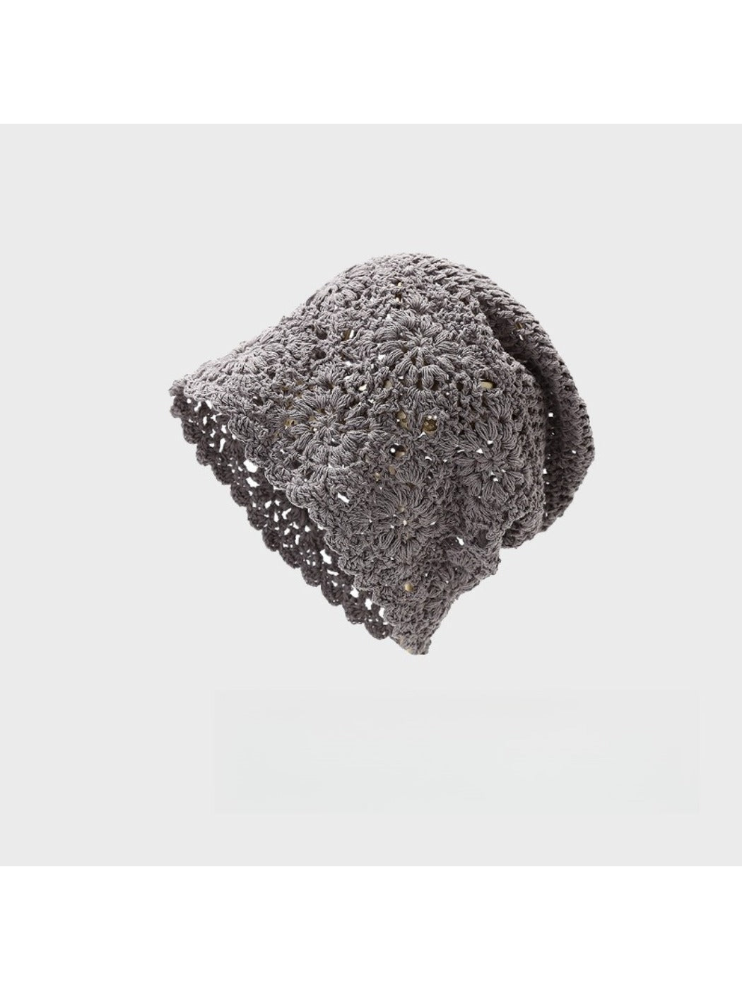 Haila - Bohemian Women's Openwork Crochet Beanie
