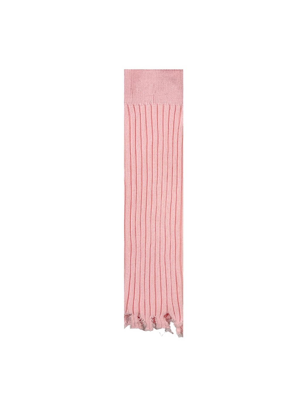 Cozyra - Ribbed Slouchy Fringe Leg Warmers