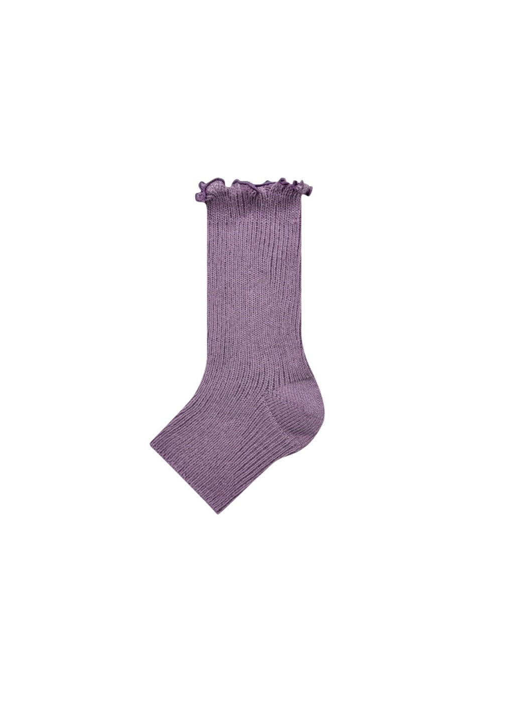 Rufia - Ruffle-Trim Open-Toe Crew Socks