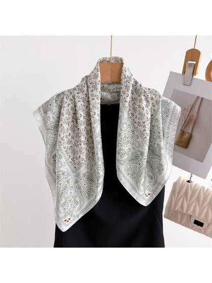 Scarvii - Paisley Print Square Scarf