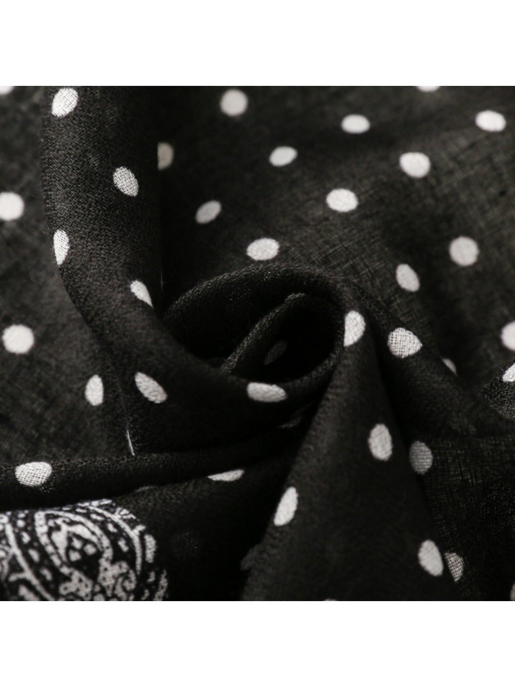 Scarvii -  Elegant Long Scarf with Polka Dots