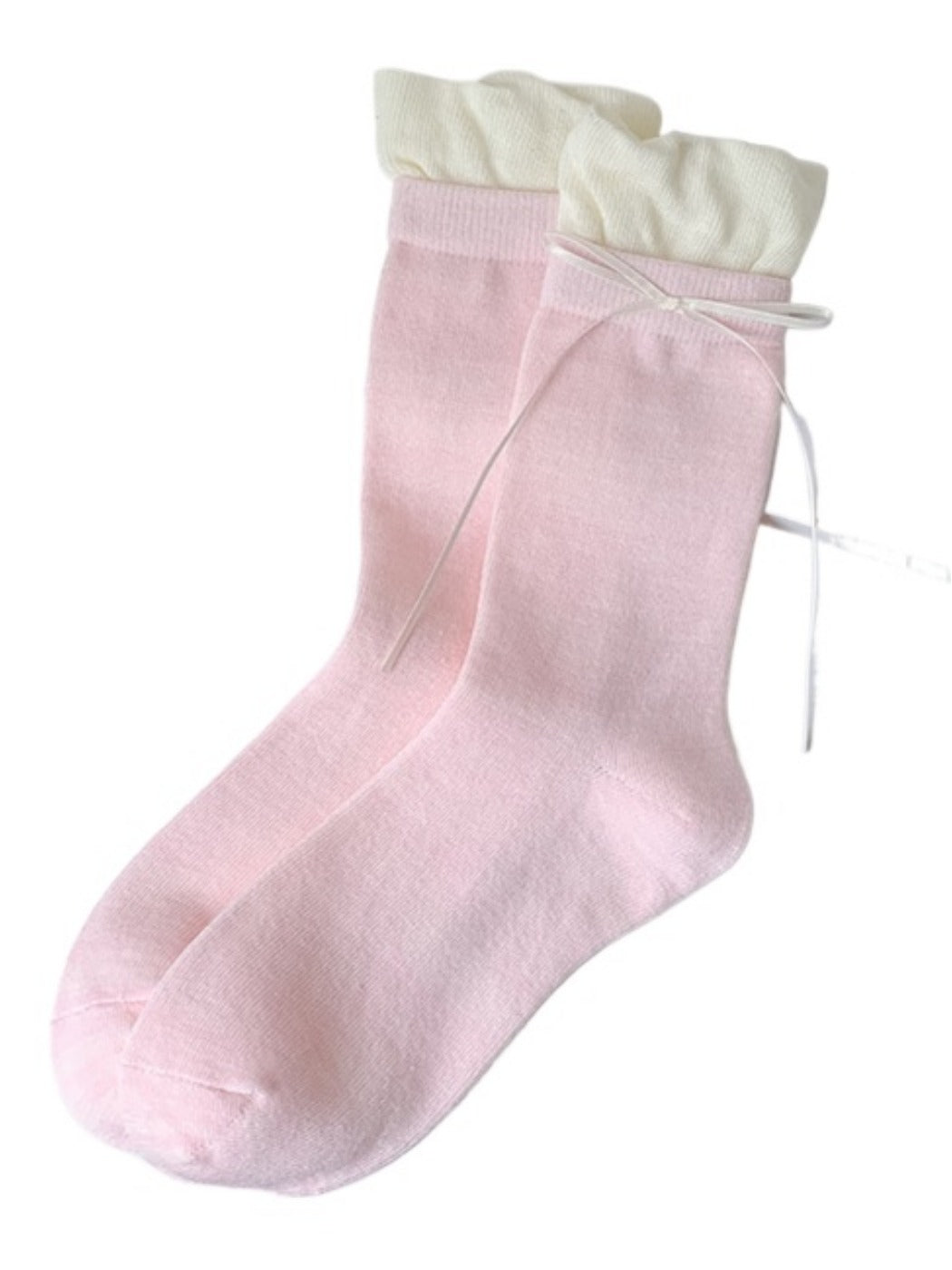 Rufia - Solid Cute Bow Quarter-Calf Socks – Sweet & Simple