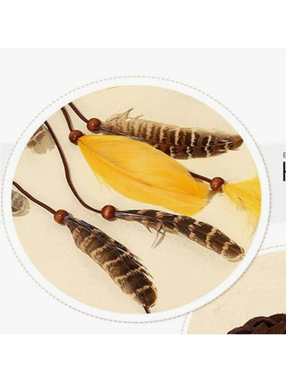 Hairish - Boho Layered Feather Hair Headpiece image 4