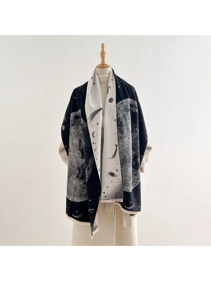 Scarvii - Fringed Celestial Scarf