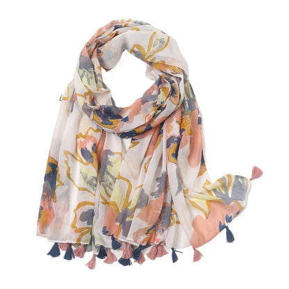 Scarvii Artistic Fresh Print Scarf scarf shape