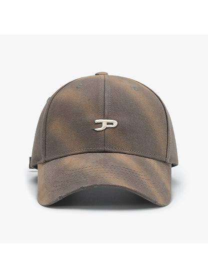 Haila - Round Crown Adjustable Curved Brim Baseball Cap