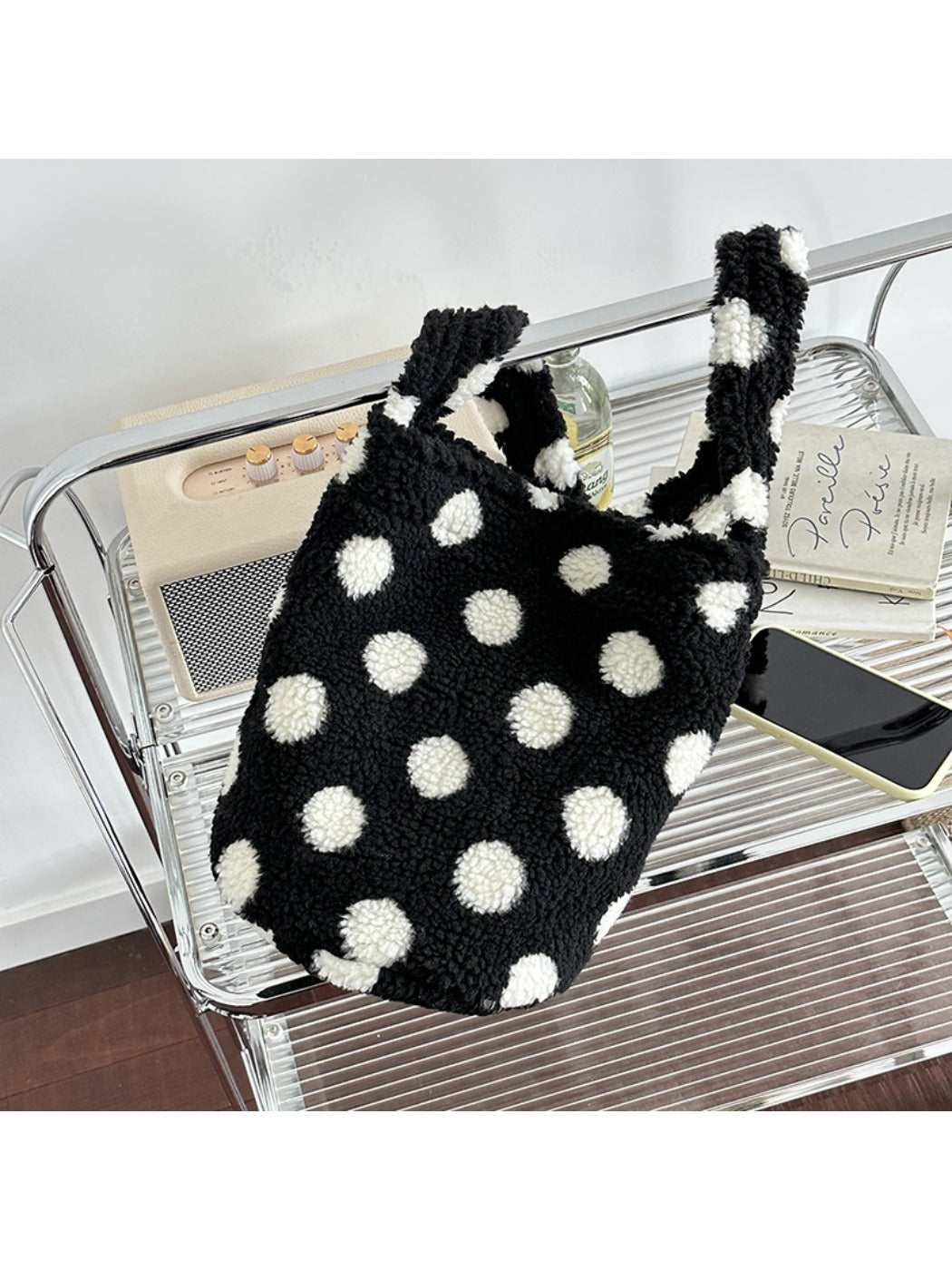 Cosbai - Retro Leopard Print Crossbody Bag