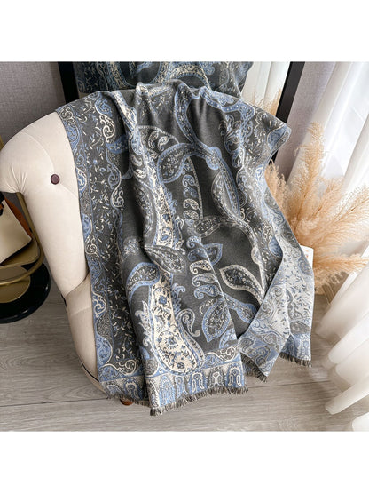 Scarvii – Bohemian Paisley Winter Scarf & Shawl