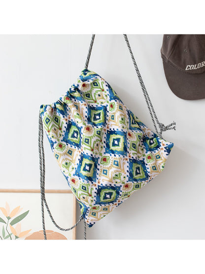 Cosbai -  Boho Drawstring Bag