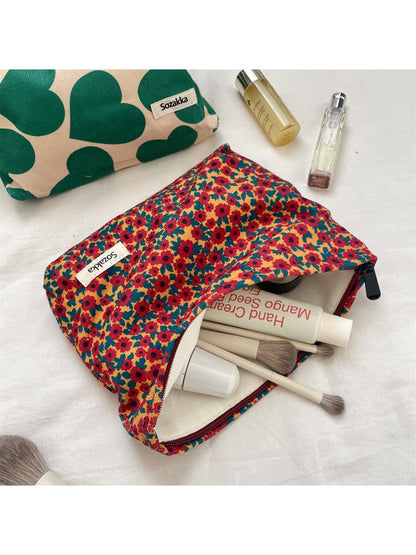 Cosbai - Printed Everyday Cosmetic Pouch