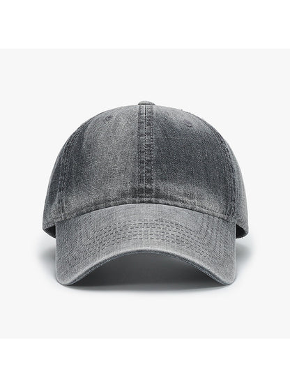 Haila - Vintage Washed Plain Adjustable Baseball Cap