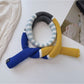 Scarvii - Soft Colorblock Striped Knit Scarf