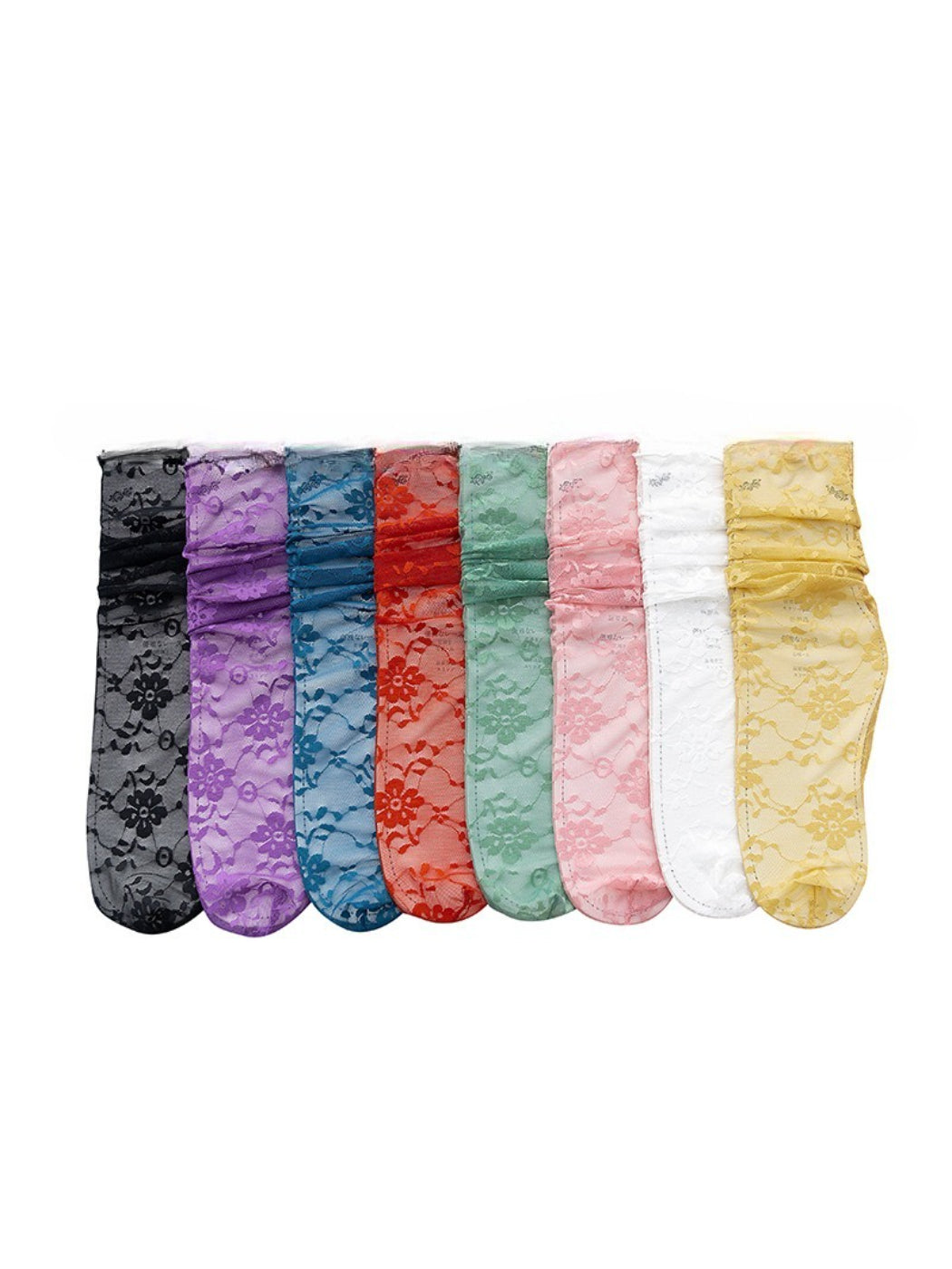 Rufia - Lightweight Lace Sheer Crew Socks product image 10