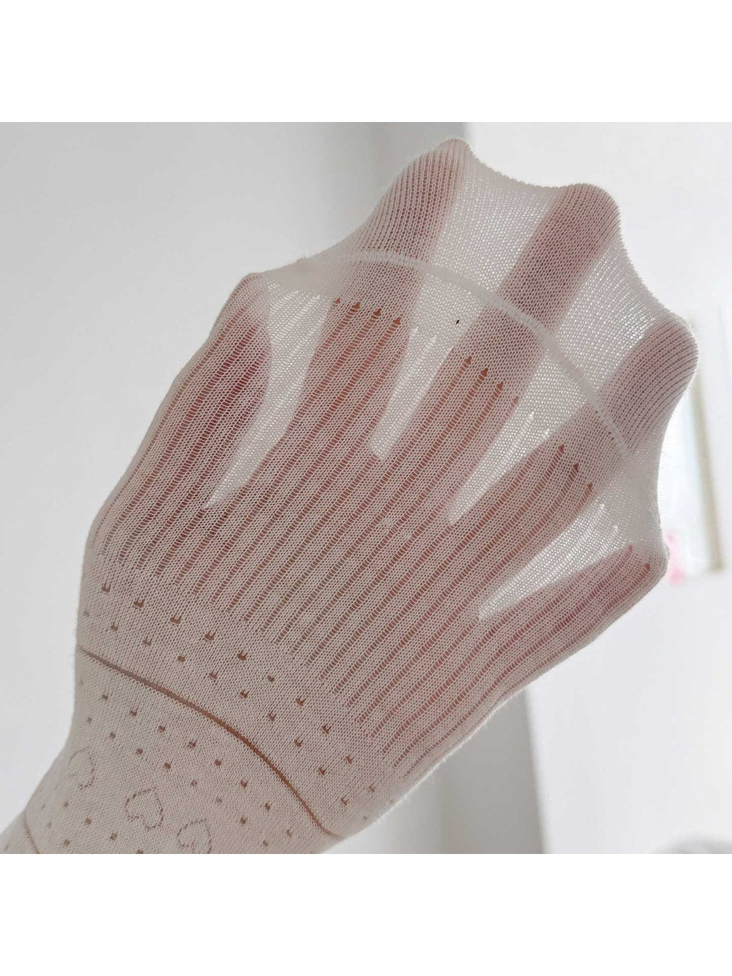 Rufia - Ribbon Bow Openwork Crew Socks