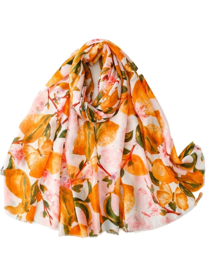 Scarvii - Lemon Butterfly Lightweight Wrap Scarf