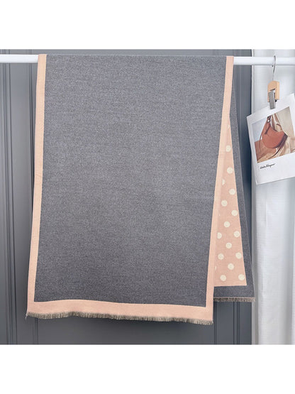 Scarvii - Soft Reversible Polka Dot Scarf