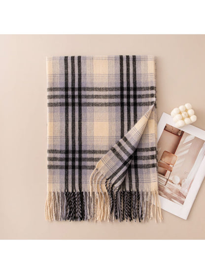 Scarvii - Classic Tartan Tassel Wrap Scarf