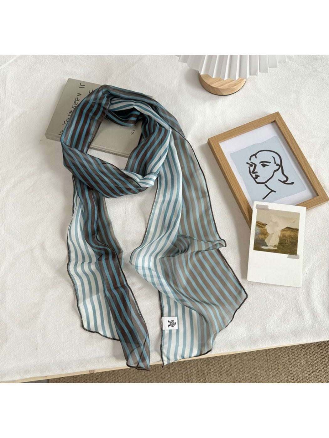 Scarvii - Minimalist Style Pattern Fashion Neck Scarf
