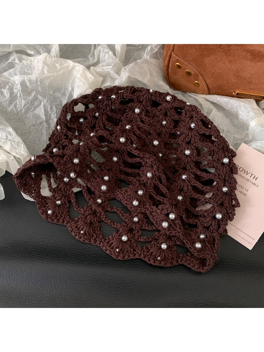Haila - Vintage Style Openwork Women's Knit Hat