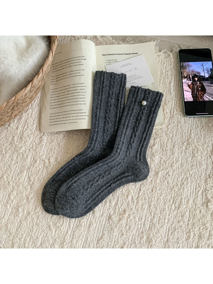 Rufia - Mixed Cat Pattern Crew Socks