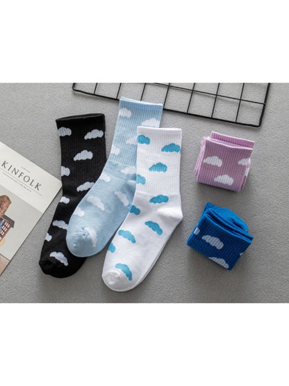 Rufia - Cloud Splash Crew Socks