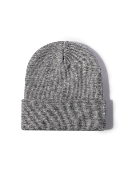 Haila - Solid Fine-Knit Cuffed Beanie